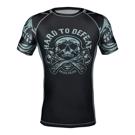 PRIDE OR DIE hard to defeat RASHGUARD - BLACK